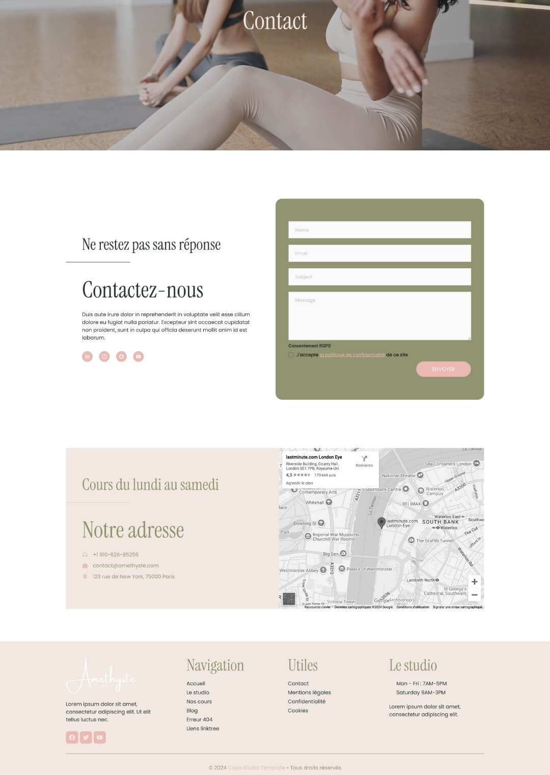 template-wordpress-amethyste-contact